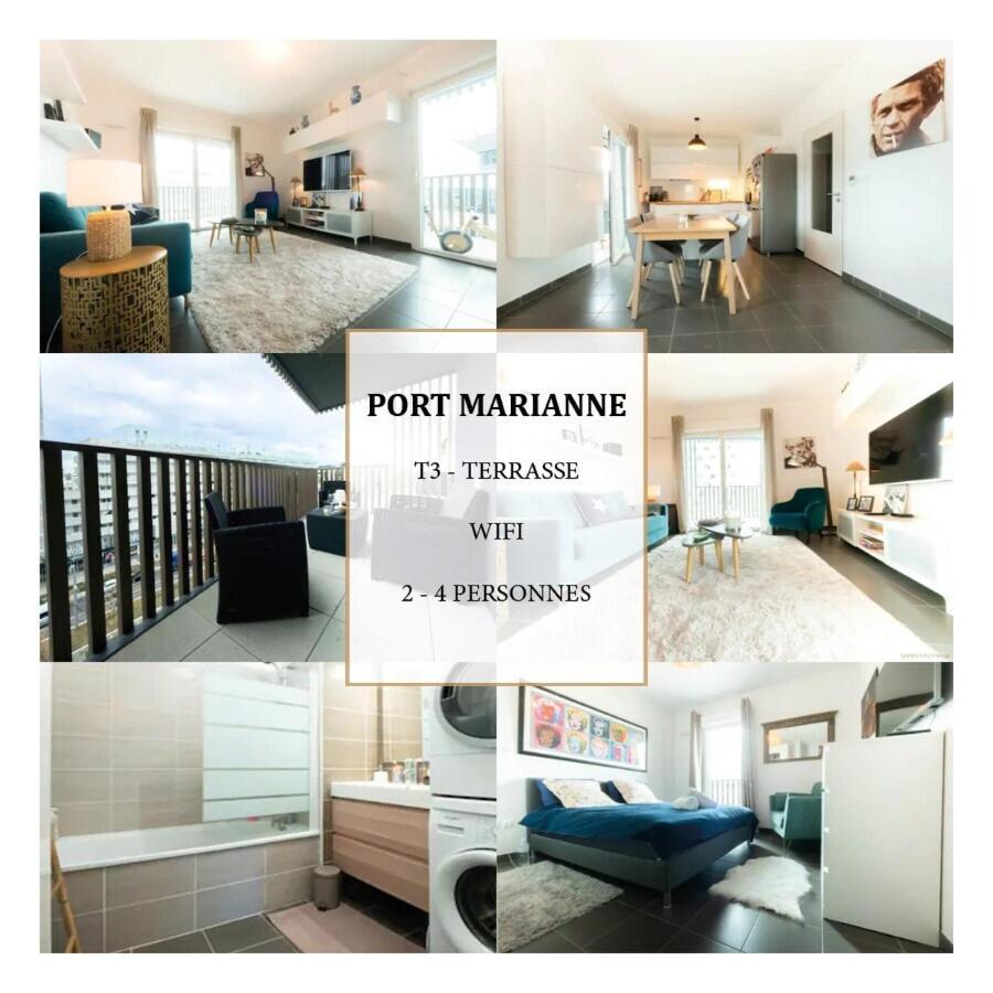 Appartamento Le Ray Charles - Terrasse - Port Marianne Montpellier Esterno foto
